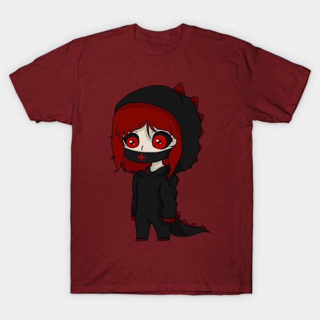 nurse ann dinosaur chibi T-Shirt by LillyTheChibi